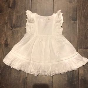 Baby Gap 12-18 month white sundress. NWT!!